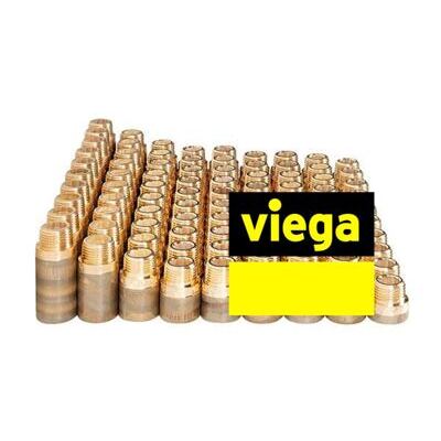 Viega Rotguss Hahnenverlängerung Set 1/2