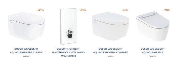 Dusch-WC und Monolith Aktion!!!